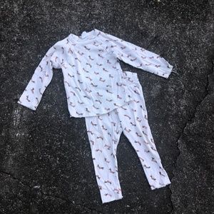H&M Baby Exclusive Wiener Dog Pants and Long Sleeve Tee
